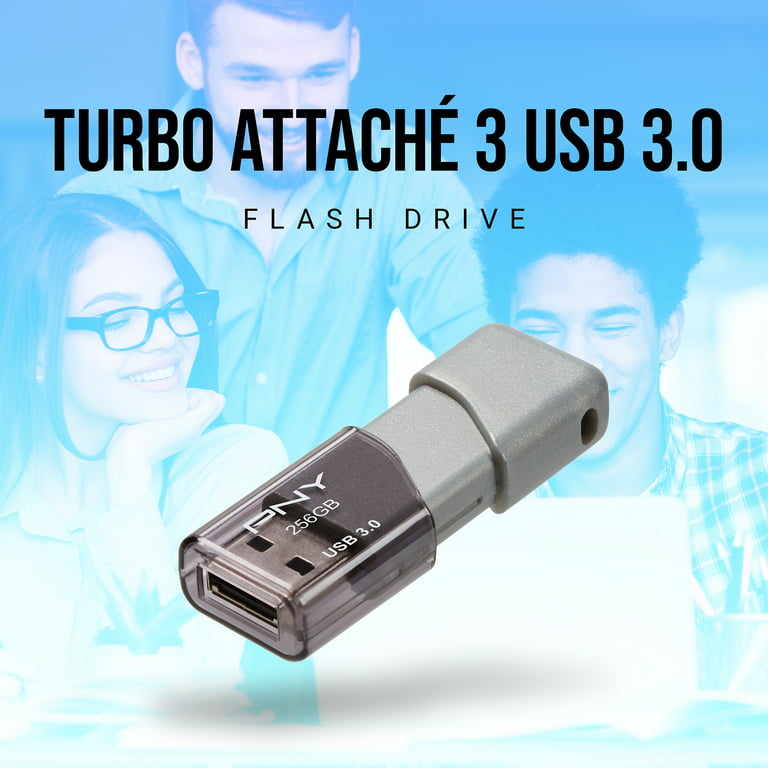 PNY 64GB Turbo Attaché 3 USB 3.0 Flash Drive 5-Pack - Walmart.com