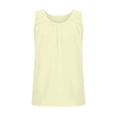 thumbnail image 4 of DEELLEEO Liquidation Blouse Décontractée Sans Manches Col Rond Unie Pull Débardeur, 4 of 6