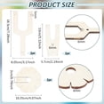thumbnail image 2 of Wood Pom Pom Maker Kit Floral White 10.35~18.5x5.7~10.35x0.6cm 3pcs/set, 2 of 6