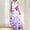 Purple, variant on Kctiaxy Summer Dresses for Women Floral Printed V-Neck Sleeveless Maxi Dresses Ladies Loose A-Line Elegant Flowy Boho Dresses