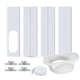 thumbnail image 1 of Kit De Ventana De Aire Acondicionado Portátil, Deflector De Ventana Y Adaptador De Dispositivo, Accesorios De Aire Acondicionado Eigraketly HA036604-00, 1 of 6