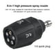 thumbnail image 4 of Speravity Boquilla de plástico 5 en 1 para lavadora a presión automotriz, portátil, profesional, multimodos, adaptador ajustable de 1/4 pulgadas, Vehículos, repuestos y accesorios Mis Speravity VI016620-00B, 4 of 6