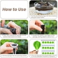 thumbnail image 5 of Jinsinto 50 piece，plant glasses in the net with plastic ash a stamp shape, 5 of 5