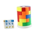 thumbnail image 3 of Rompecabezas educativo: cubos cilíndricos apilables intercambiables, desarrollo de colores y formas. A, 3 of 9