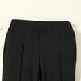 thumbnail image 4 of CUZIBR Baby Pants Ribbed Knitted Flared Trousers Ruffled Elastic Solid Color Wide Leg Pants Stylish Vintage Soft Cozy Streetwear Cute Pants,Multicolour,6-9 Months, 4 of 6
