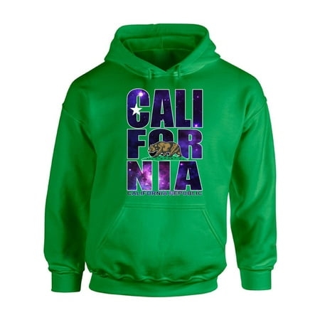 Awkward Styles California Republic Galaxy Hooded Sweatshirt California Galaxy Print Hoodie Cali Hoodies for Men and Women Cali Gifts Californa Hoodie Sweater Gifts from California