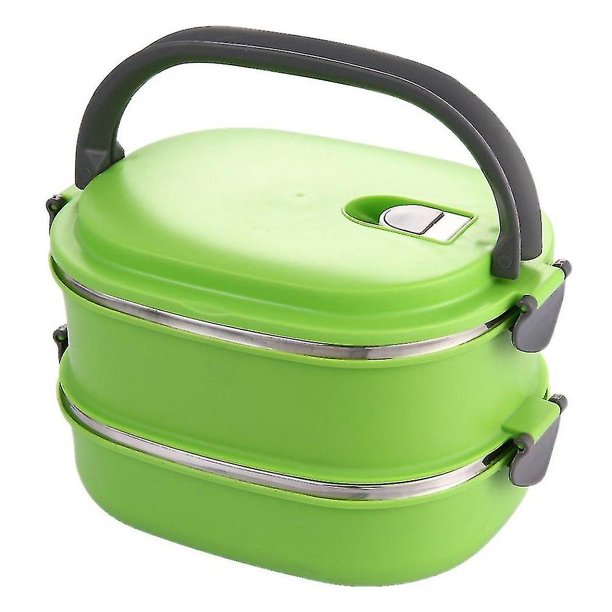 Lonchera aislada, contenedor de almacenamiento de alimentos de acero inoxidable, elementos esenciales para el servidor, doble capa térmica, G