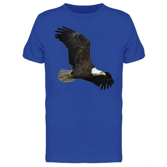 Majestic Bald Eagle Flying T-Shirt Men -Image by Shutterstock, Male x-Large
