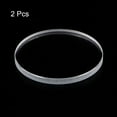thumbnail image 3 of Uxcell 2pcs 39mmx3mm High Transmittance Watch Crystal Lens Glass Round Flat Mineral, 3 of 6