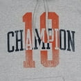 thumbnail image 2 of Champion Tall Mens Oxford Gray Powerblend Fleece Hoodie Pullover Sweatshirt LT, 2 of 2