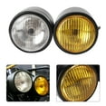 thumbnail image 4 of Double Double Phare, Moto Universelle 8.5in Fer Moto Twinlamp Double Phare Rond Robuste et Résistant, 4 of 5