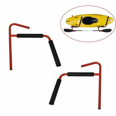 Kayak Rack Ladder Wall Mount Storage Rack Bike Surfboard Canoe Fold Hanger 1 Pair