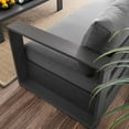 thumbnail image 2 of Modway Tahoe 2-Piece Fabric/Powder-Coated Aluminum Outdoor Set in Charcoal/Gray, 2 of 11