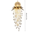 thumbnail image 2 of Crystal Cascade Christmas Light, Hanging Snowflake & Crystal LED Porch Decor, Christmas Hanging Decoration, for Porch & Window, Crystal Pendant(C), 2 of 6