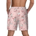 thumbnail image 4 of Goofa Easter Rabbit Printed Men's Swim Trunks Board Shorts Quick Dry Mens Swimming Trunks with Compression Liner,Breathable Fit Hawaii Beach Shorts-Large, 4 of 9