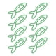 thumbnail image 1 of Clip de papel BuyWeek 100 piezas abrazadera de clip de oficina con forma linda, 1 of 14