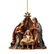 thumbnail image 2 of Adornos de Nacimiento por Sublimación, Decoración Navideña Única, Regalo de la Virgen María, Decoración para Árbol de Navidad, Adornos de Sublimación, Decoración Navideña Única, Adornos de, 2 of 7