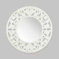 thumbnail image 2 of Accent Plus 10018920 Miroir Mural Rond Sculpté&44; Blanc, 2 of 2