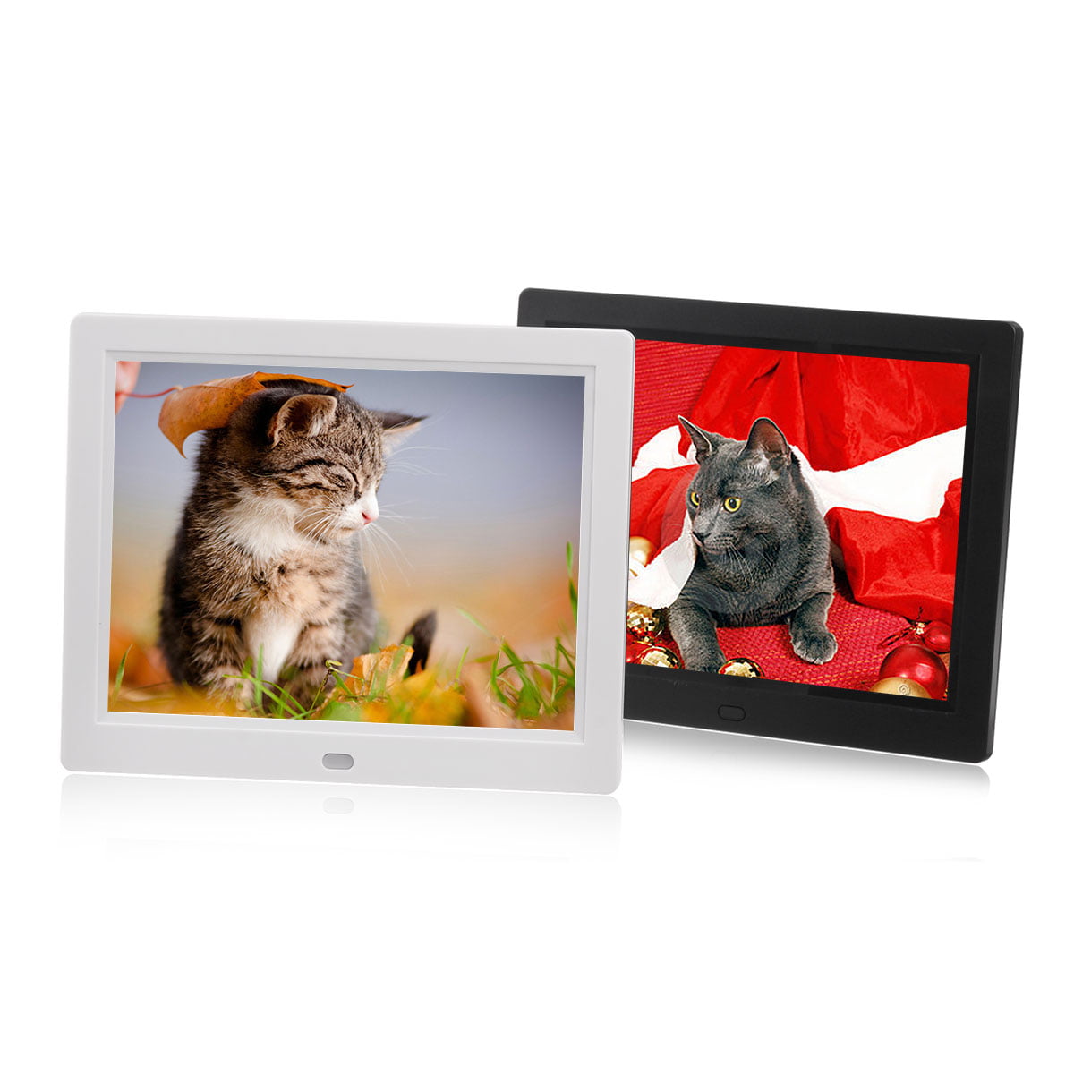 APEMAN Digital Photo Frame 8 Inch with 1280x800 High Resolution USB and SD Card Slots and Remote Control Support 1080P Video Motion Sensor Photo Auto-Rotate Background Music 