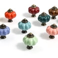 thumbnail image 4 of ZheElen Retro And Durable Ceramic Cabinet Handles For Kitchen Cabinets And Exquisite Light blue, 4 of 6