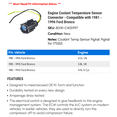 Engine Coolant Temperature Sensor Connector - Compatible with 1981 ...