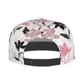 thumbnail image 4 of Balery Baseball Cap Flat Bill Hats for Men Adjustable Size for Running Workouts and Outdoor Activities All Seasons Dad Hat(Lilies Flowers ), 4 of 9