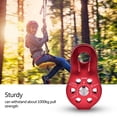 thumbnail image 4 of Pulley,Aluminium Alloy Heavy Duty Pulley Wheel Single Climbing Pulley Precision Engineered, 4 of 8
