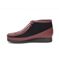 thumbnail image 4 of New Castle Burgundy and Black Suede - Stylish and Versatile Mens Casual Shoe, 4 of 4