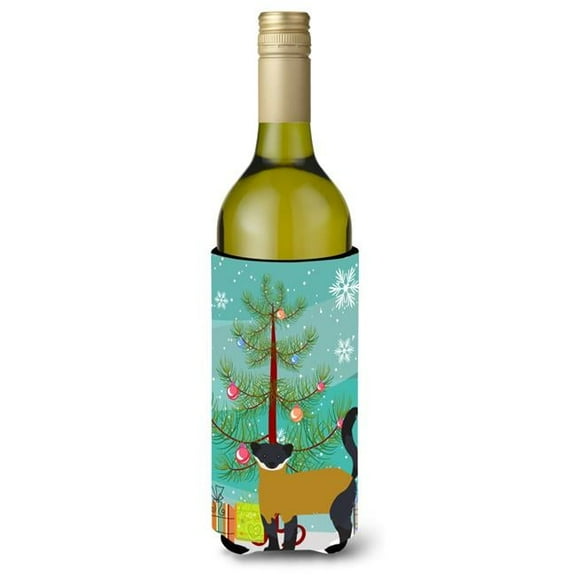 Yellow-Throated Marten Christmas Wine Bottle Beverge Insulator Hugger