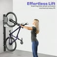 thumbnail image 4 of Life Finds Vertical Wall Mounted Bike Rack with Mechanical Lift, 4 of 8