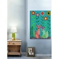 thumbnail image 6 of Marmont Hill "Two Foxes" by Sascalia Painting Print on Wrapped Canvas, 6 of 7