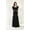 BLACK, variant on May Queen MQ1972 Chiffon Bell Sleeve A-Line Formal Gown Dusty Blue 10