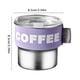 thumbnail image 3 of Taza de Café con Tapa 400ML Taza Aislante de Acero Inoxidable Taza Aislante Portátil a Prueba de Fugas con Funda Elástica Taza de Café para el Hogar a Prueba de Derrames en el Coche, 3 of 8