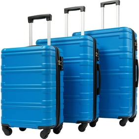 3 Pcs Luggage Set with TSA Lock, Lightweight Expandable Luggage Spinner Suitcase Set Green