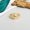 Gold, variant on Ring Female Japan Korea Simple Light Europe And America Simple Stone Texture Female Irregular Concave Convex Pasta Finger Ring