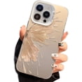 thumbnail image 6 of Designed for iPhone Case,Matte Art Graffiti Butterfly Camera Lens Protection Shockproof Protective Cover Phone Case (Silver,iPhone 14 Pro), 6 of 6