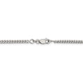 thumbnail image 4 of 925 Sterling Silver 3mm Curb Chain 22 Inch, 4 of 5