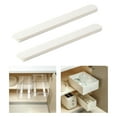 thumbnail image 4 of 3x 2 Pieces Bins Pull Out Rail Storage Basket Slide Track For Bedroom Baskets, 4 of 5
