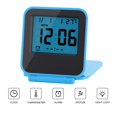 thumbnail image 2 of Mini reloj despertador digital, portátil, plegable, de sobremesa, para viaje, despertador portátil, características de vanguardia, 2 of 9
