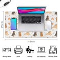 thumbnail image 5 of Long Mouse Pads for Desk,Dog Love Rainbow Desk Mats on Top Of Desks, Desk Mouse Pad Extra Large with 3mm Non-Slip Base and Stitched Edge for Gaming,Office,Work,Home 31.5"x15.7", 5 of 6