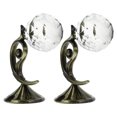 thumbnail image 3 of Shisuyan Wall Mounted Drapery Tiebacks Crystal 2Pcs 2.8x2.4in, 3 of 8