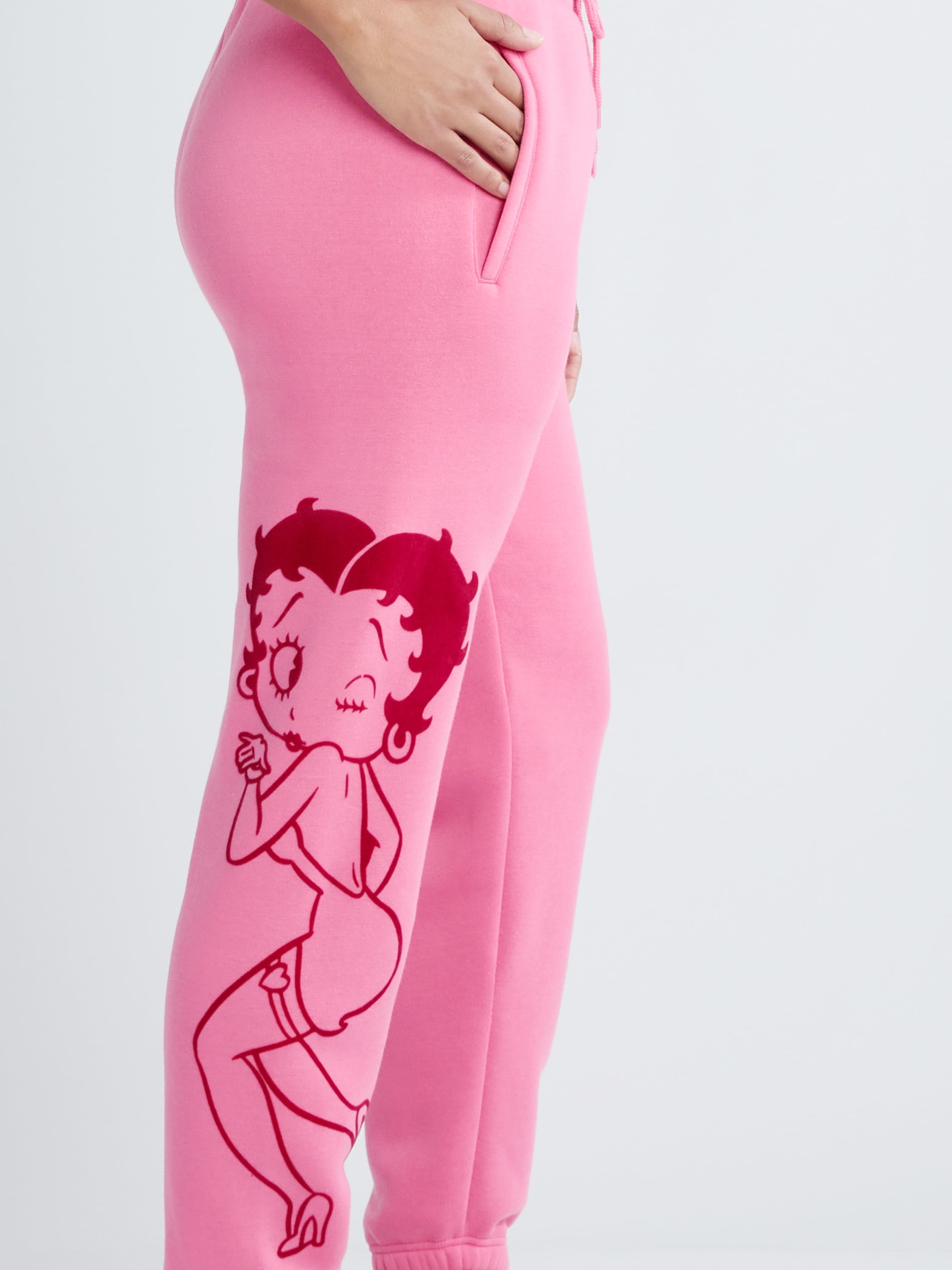 Betty Boop Women’s Graphic Jogger Pants, Sizes XXS-XXL