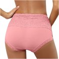 thumbnail image 4 of MuZeFu Underwear for Women Hipster Women's Floral Lace High Waisted Oversized Underwear With Multi-color Pants, 4 of 5