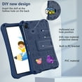 thumbnail image 3 of Dteck Kids Case for Samsung Galaxy Tab A9 Plus 11 Inch (SM-X210/X215/X216/X218),Shockproof EVA DIY Cartoon Case Kickstand Cover with Shoulder Strap for Galaxy Tab A9+,Navyblue, 3 of 8