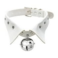 thumbnail image 2 of Collar de gargantilla punk Yinane con colgante de campana blanco para mujer Año Nuevo, 2 of 7
