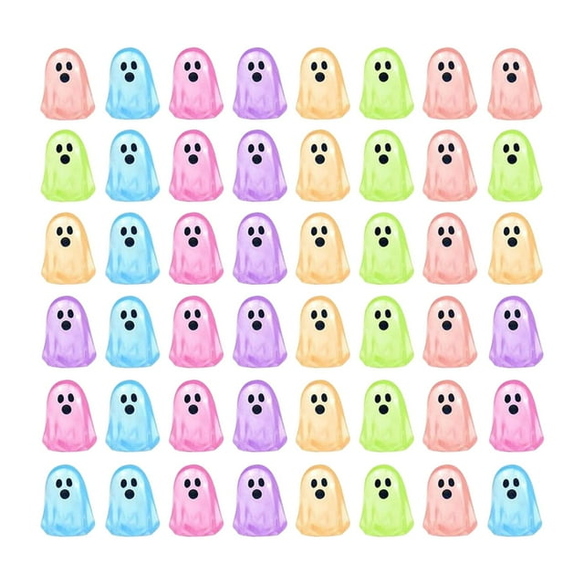 84 figuras en miniatura para decoración del hogar, pequeñas estatuas decorativas de resina para bricolaje, decoraciones de Halloween para casas de