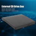 thumbnail image 3 of ZOUSSIQI External DVD Drive Case, USB 3.0 2.0Portable SATA DVD RW Drive Player, Rewriter Burner Writer Case Compatible with Laptop Desktop PC, for Windows, for iOS CA919-10023, 3 of 9