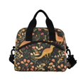 thumbnail image 2 of Lunch Bag Portable Crossbody Meal Bag Cooler Bag Insulated Lunch Bag Food Bag Handheld & Crossbody Design Red Dinosaur Cartoon, 2 of 6