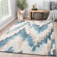 thumbnail image 6 of jaipur rugs blue collection abstract chevron indoor area rug, 6 of 6