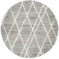 thumbnail image 2 of SAFAVIEH Adirondack Cody Geometric Diamonds Area Rug, Ivory/Silver, 4' x 4' Round, 2 of 6
